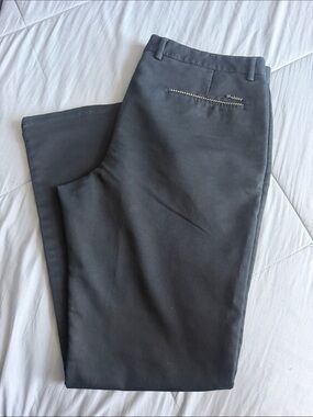 Burberry Men's Dress Pants in Black with Subtle Back Pocket Detail